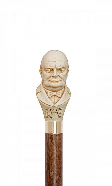 Vycházková hůl sběratelská Winston Churchill