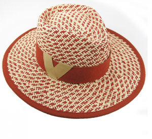 Letní klobouk Marinella červený