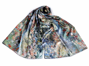 Saténový šátek Art deco