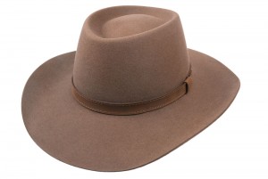 Westernový klobouk hnědý/černý Tonak 