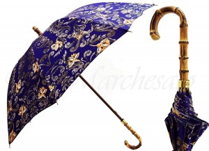 Deštník luxusní Floral s Bamboo rukojetí il Marchesato 