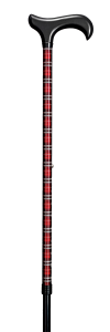 Vycházková hůl s nastavitelnou délkou Karo Červená