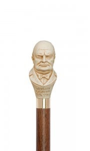 Vycházková hůl sběratelská Winston Churchill