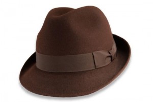 Hnědý plstěný klobouk Tonak