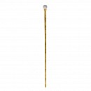 Vycházková hůl luxusní Art Swarovski® Zlatá