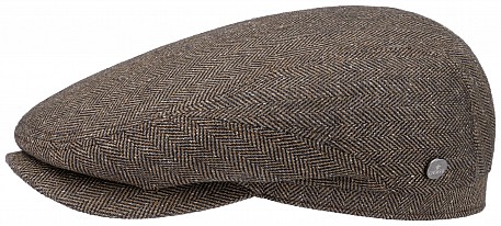 Bekovka Driver Cap Silk/Cotton by Lierys hnědá