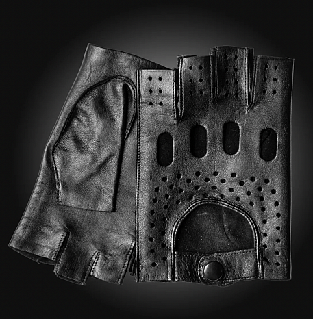 Pánské řidičské rukavice bezprsté