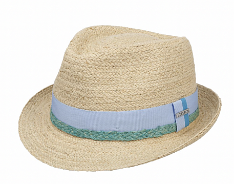 Letní klobouk Trilby Raffia