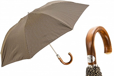 Deštník skládací luxusní Pasotti Pied de Poule