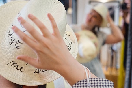 Letní klobouk Fedora Gardenia Tonak