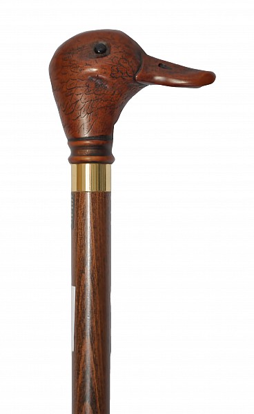 Vycházková hůl sběratelská kachna