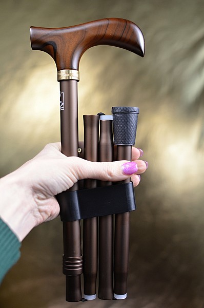 Vycházková hůl skládací Fayet Bronze mini (79-89 cm)