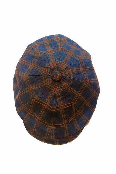 Bekovka Hatteras Linen Check Stetson tmavá