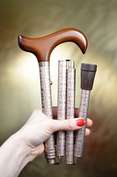 Vycházková hůl skládací Gastrock Barock (75-85 cm)