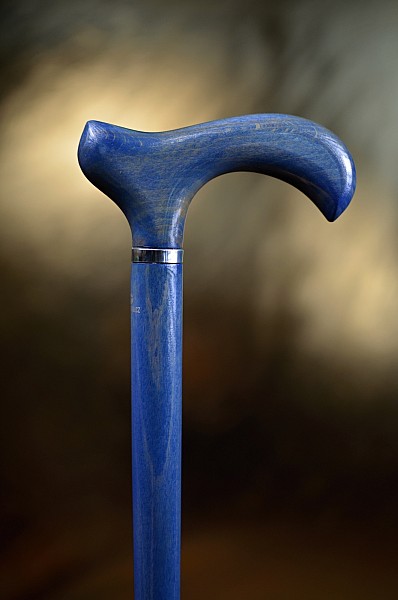 Vycházková hůl Hůlkárna Lesklá Modrá