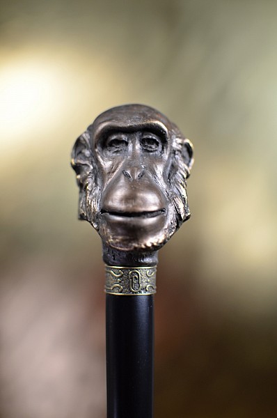 Vycházková hůl sběratelská Monkey