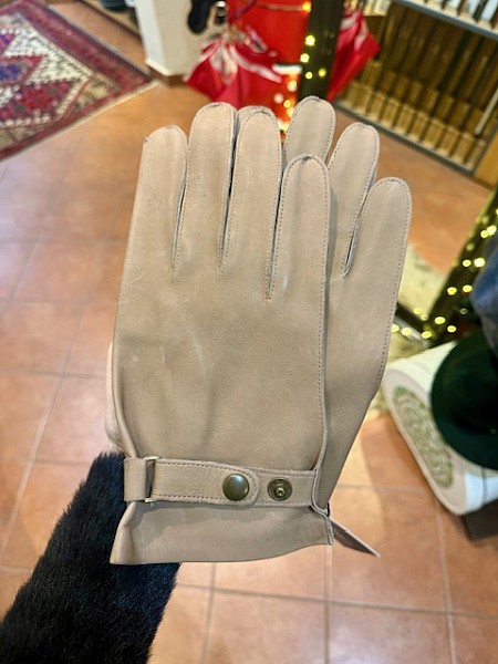 Kožené pracovní rukavice světlé  Bohemia Gloves