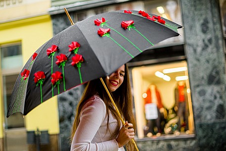 Deštník luxusní Pasotti Poppies