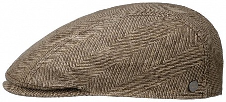 Bekovka Ivy Cap Herringbone Linen Lierys olivová