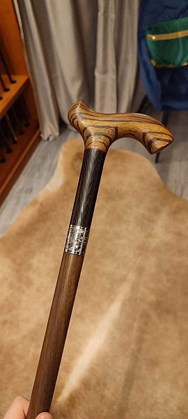 Vycházková hůl Wood s čepelí