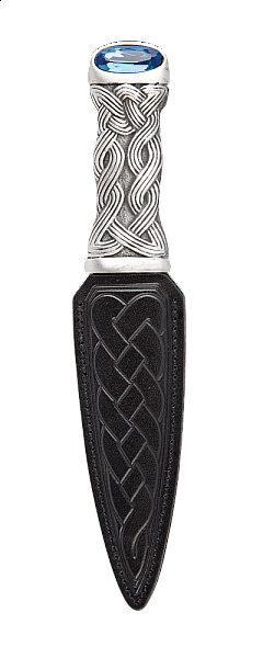 Skotský nůž The Sgian Dubh s kamenem