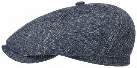 Bekovka Panel Cap Linen/Silk Stetson tmavě modrá