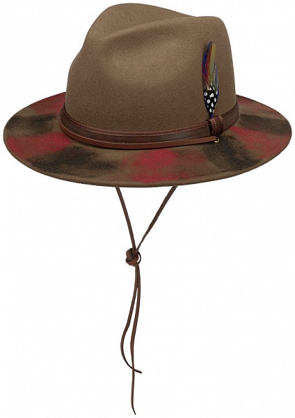 Klobouk Traveller Woolfelt Stetson Red decorations