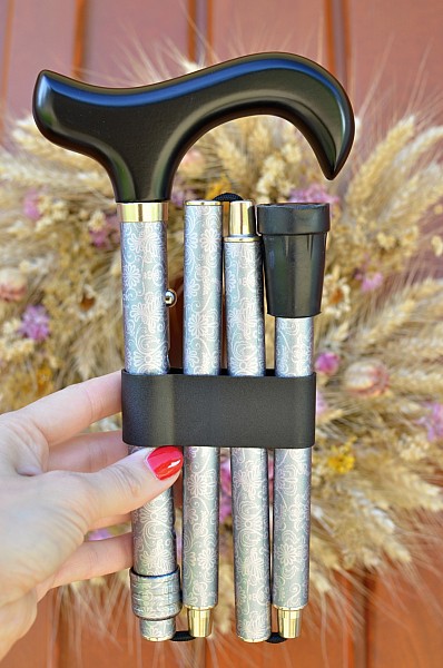 Vycházková hůl skládací Gastrock Flora Iceblue (78-88 cm)