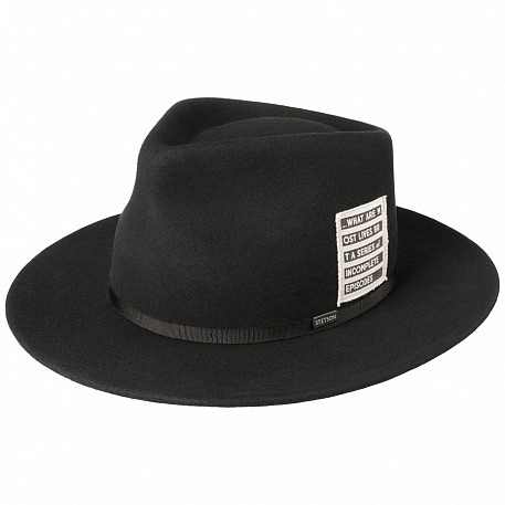 Klobouk Fedora Woolfelt/Cashmere Stetson