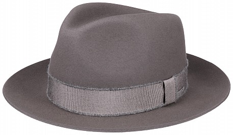 Klobouk Stetson Fedora Furfelt šedý