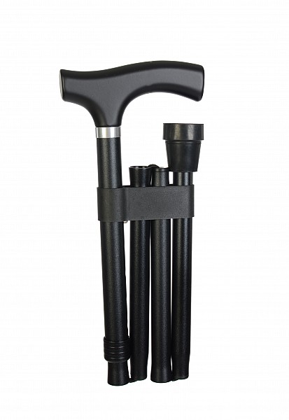 Vycházková hůl skládací Gastrock Schwarz matt (85-95 cm)