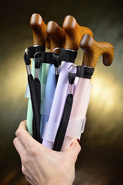 Vycházková hůl skládací Pastel (81-89 cm)