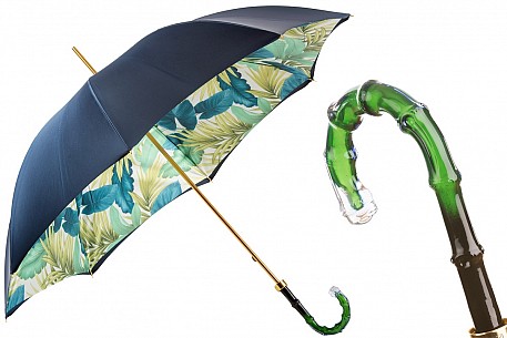 Deštník luxusní Pasotti Tropical green