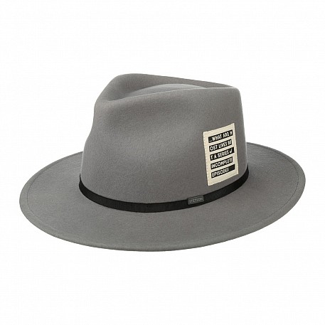 Klobouk cashmere Stetson Grey