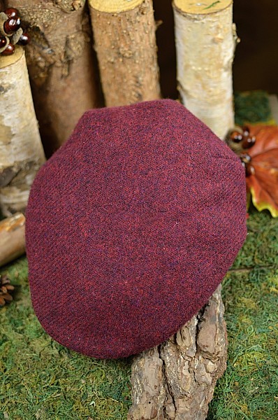Bekovka bordó Harris Tweed