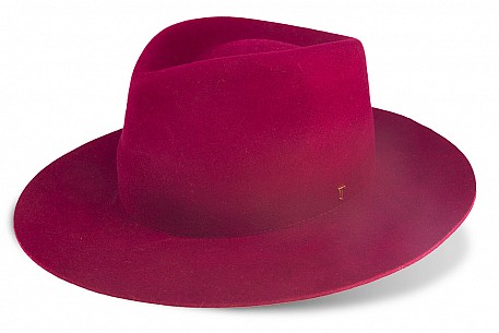 Klobouk Tonak plstěný CLAY tmavě růžový