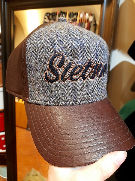 Kožená kšiltovka Stetson