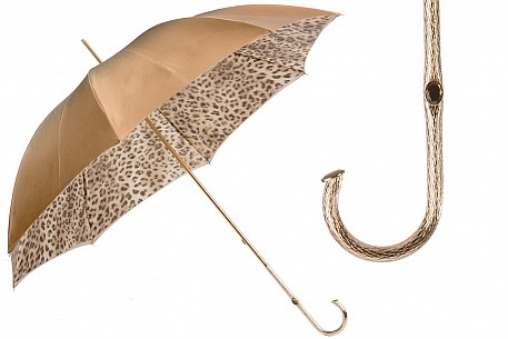Deštník luxusní Pasotti Ivory Leopard