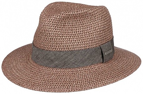 Letní klobouk Stetson Traveller Toyo Pink