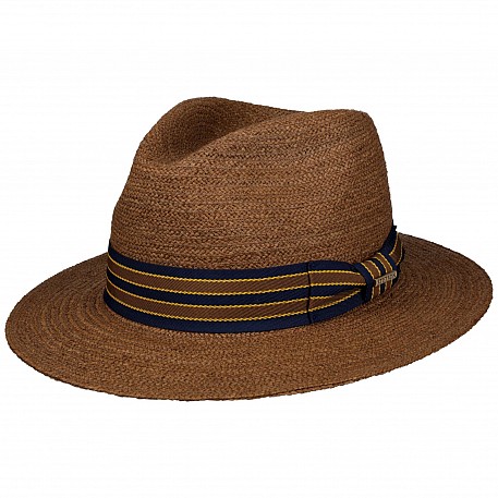 Klobouk Traveller Raffia Brown