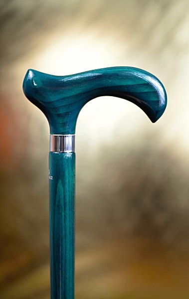 Vycházková hůl Hůlkárna Lesklá Turquoise