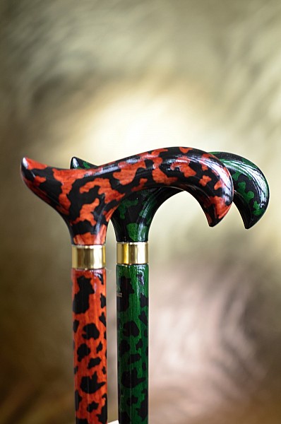 Vycházková hůl Hůlkárna Lesklá Tiger