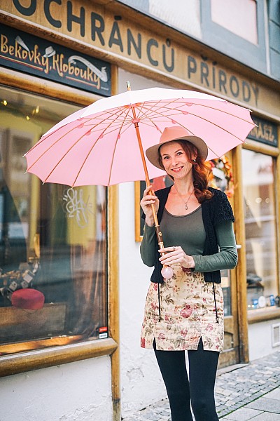 Deštník luxusní il Marchesato LIMITED COLLECTION Pink