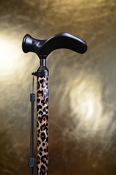Vycházková hůl ergonomická Gastrock Leopard (77-100 cm)
