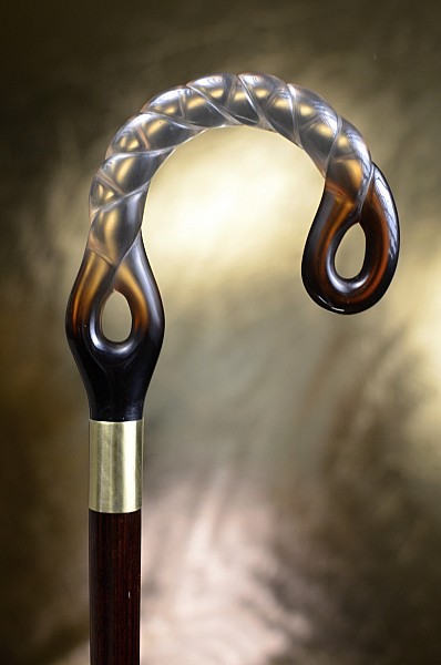 Vycházková hůl originální sběratelská s spirála