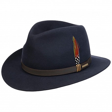 Klobouk Stetson Traveller Softfelt modrý