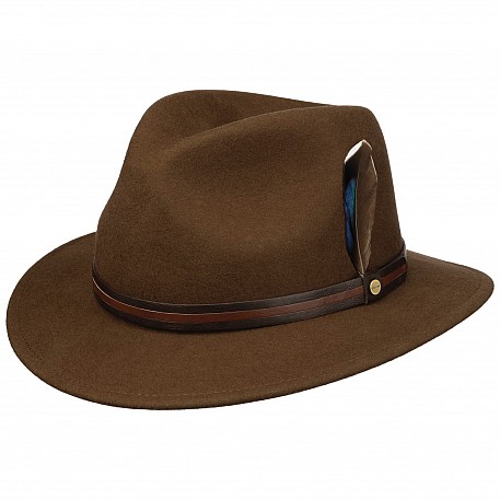 Klobouk Stetson Traveller Woolfelt hnědý