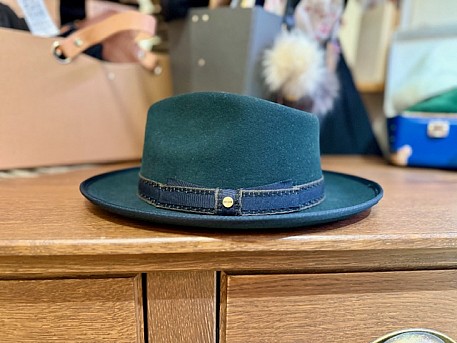 Klobouk Stetson Fedora Woolfelt modrý