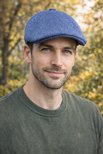 Bekovka Gatsby vlněná tmavě modrá