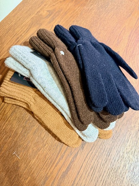 Vlněné zimní rukavice unisex